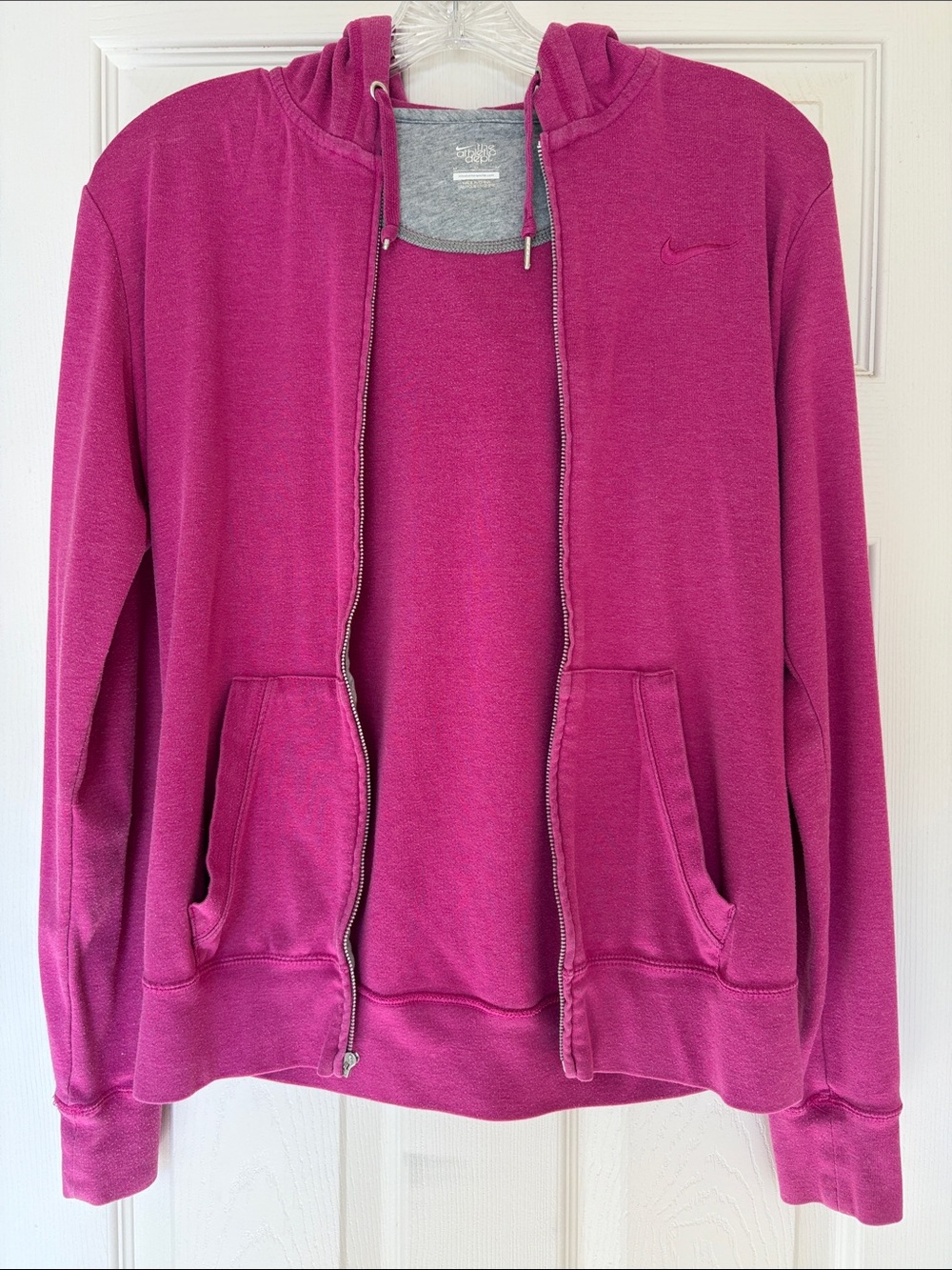 Nike Magenta Zip Hoodie